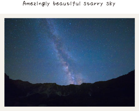 Amezingly beautiful starry sky